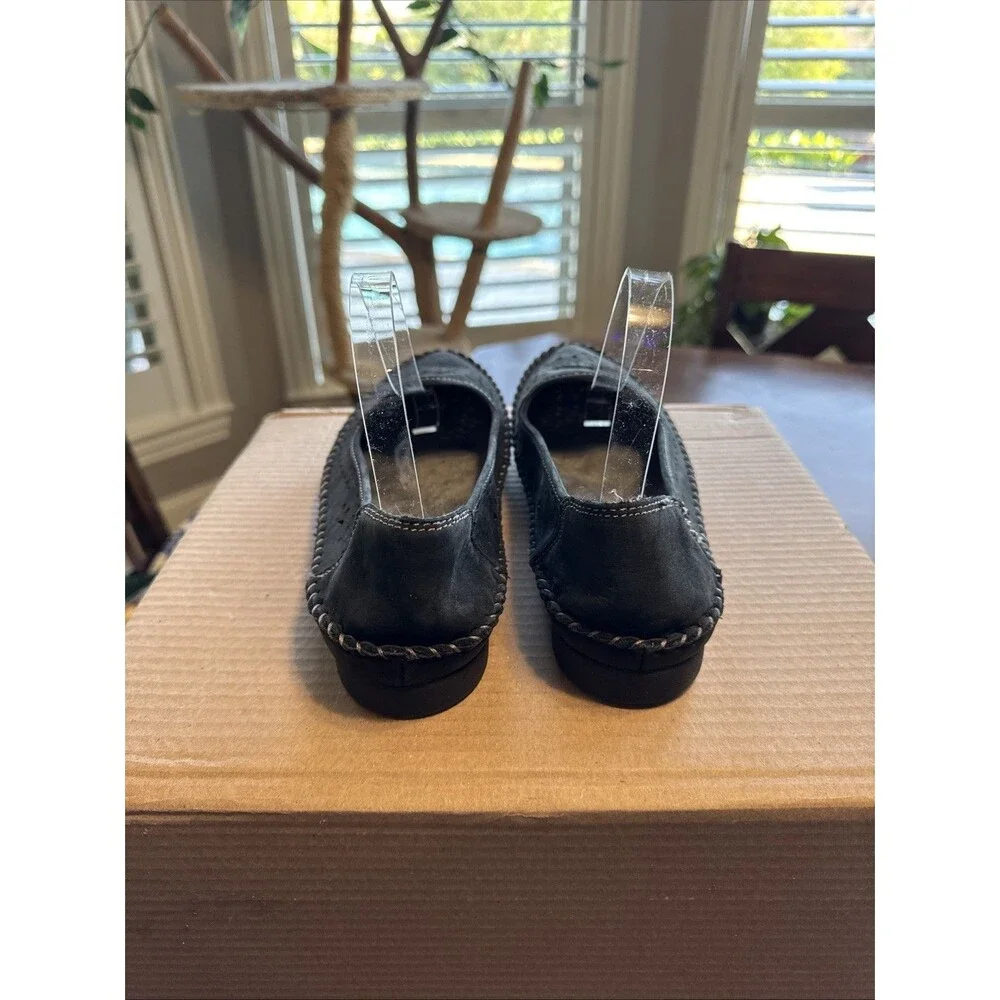 Earth Origins Lark Lindsey Womens 9.5W Suede Supportive Insole Cushion Loafers